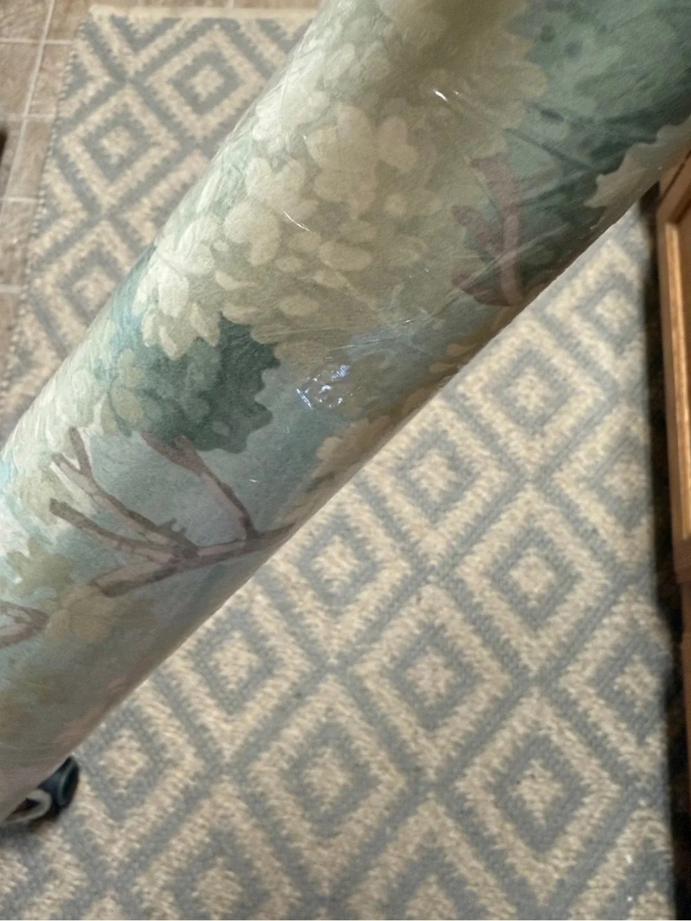 Anthropologie Green Scenic Tree Botanical Wallpaper